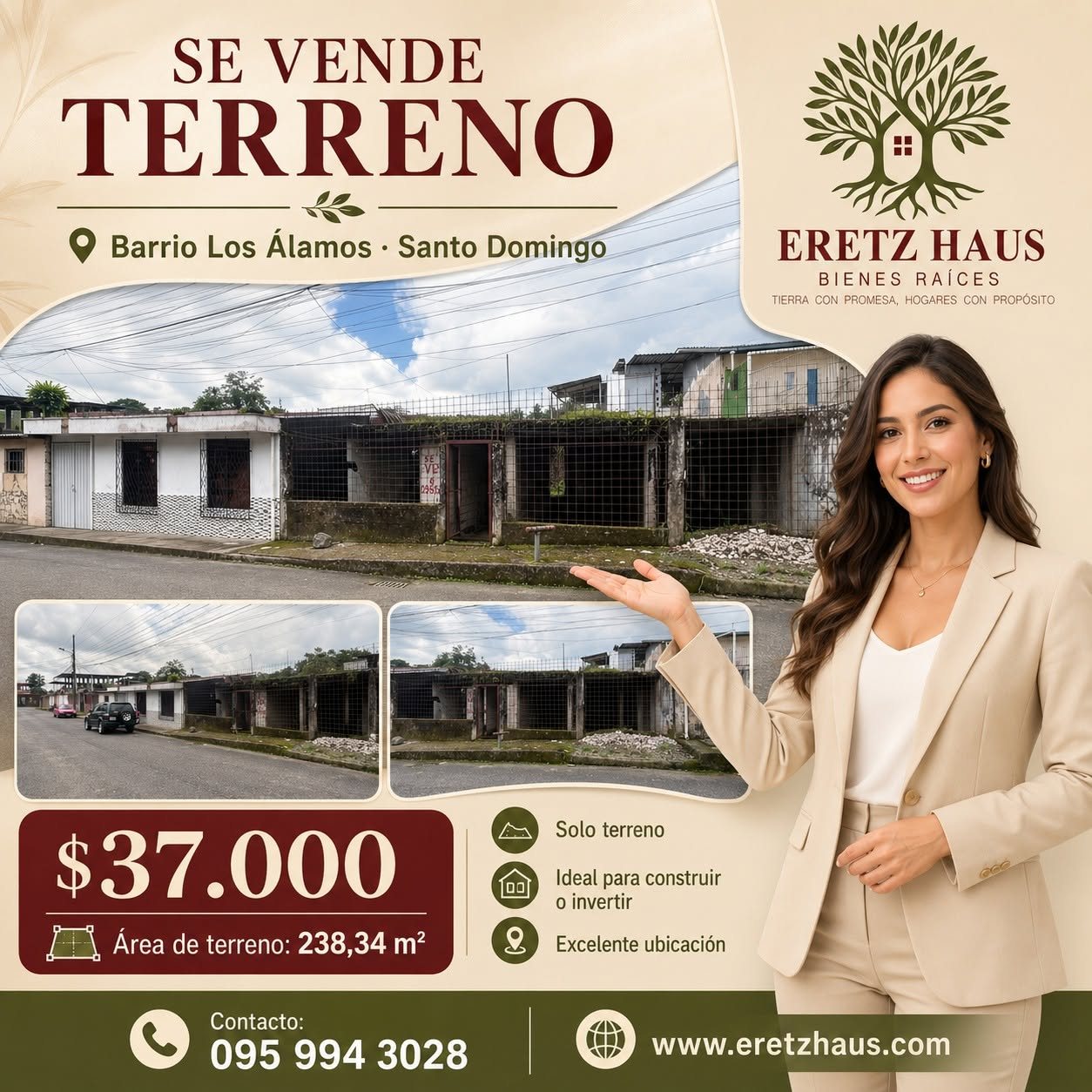 Terreno en venta en Los Álamos – Santo Domingo